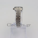 DATEJUST 28MM SS SILVER JUBILEE BROWN DIAL DIAMONDS MARKERS