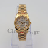 DATEJUST 31MM YELLOW GOLD OYSTER  DIAMONDS MARKERS