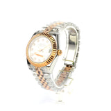 DATEJUST 31MM 2-TONE GOLD PINK JUBILEE GRAY  DIAL DIAMONDS MARKERS CLONE