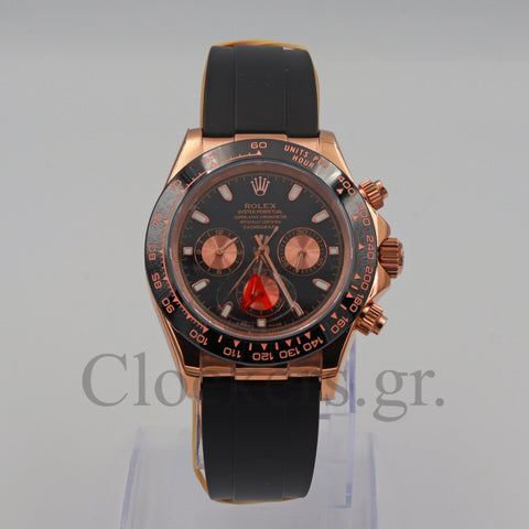 COSMOGRAPH DAYTONA ROSE  RUBBER STRAP CERAMIC BEZEL 40MM